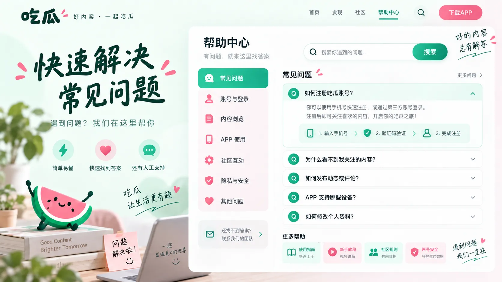 社区信息核对清单